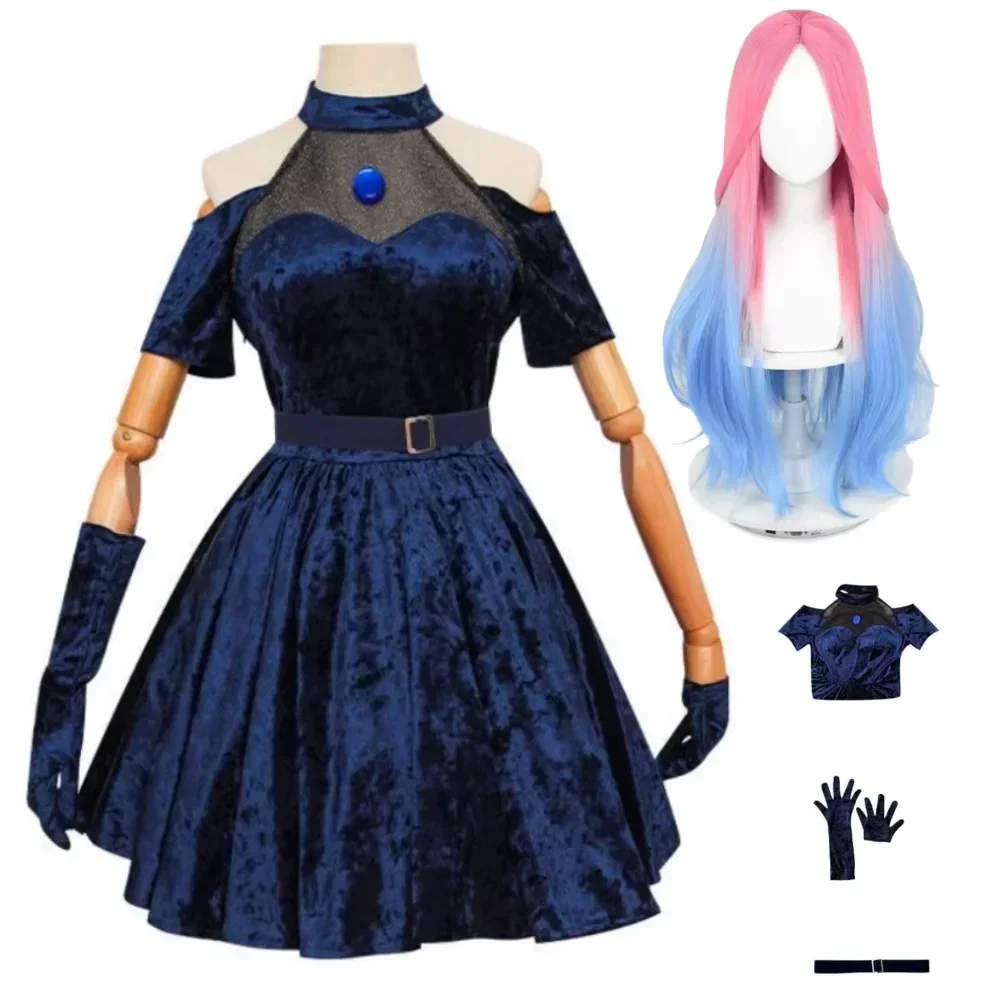 Anime Cosplay Blue Hair - 미지 코스프레 의상 애니메이션 외계인 무대