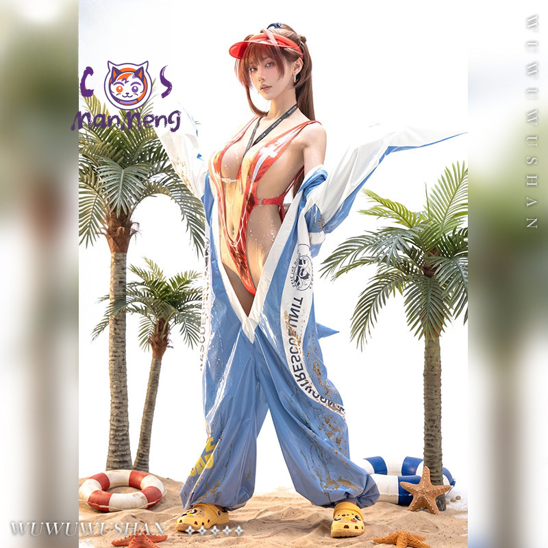 Anime Cosplay Jumpsuit - 마르시아나 NIKKE 수영복 코스프레 의상 승리의