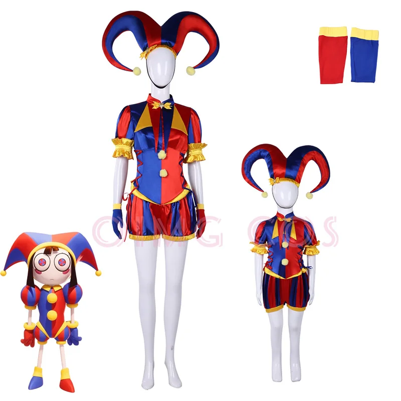 Anime Cosplay Jumpsuit - 《어메이징 디지털 서커스》의 폼니 코스프레 의상,