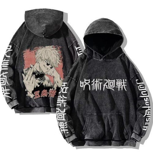 일본 Jujutsu Kaisen Anime Hooded - Anime Cosplay Couple 리뷰 및 가격