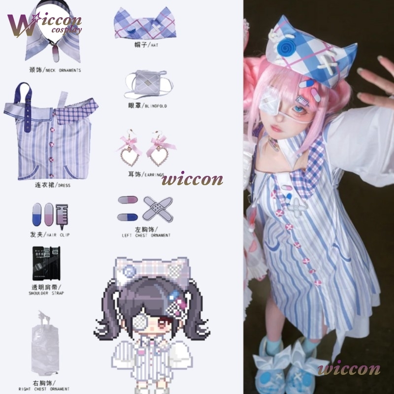 Ynot 인피니티 니키 코스프레 의상 가발 독특한 아이 - Anime Cosplay Idea 리뷰 및 가격
