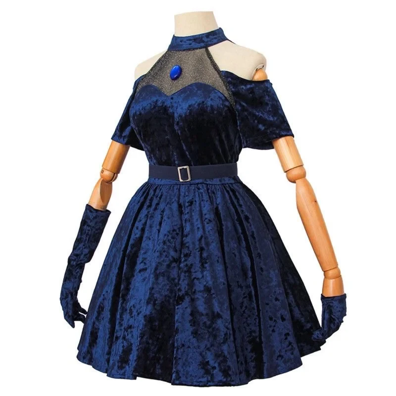 2026 미지 코스프레 의상, 애니메이션 외계인 무대  - Anime Cosplay Blue Hair 리뷰 및 가격