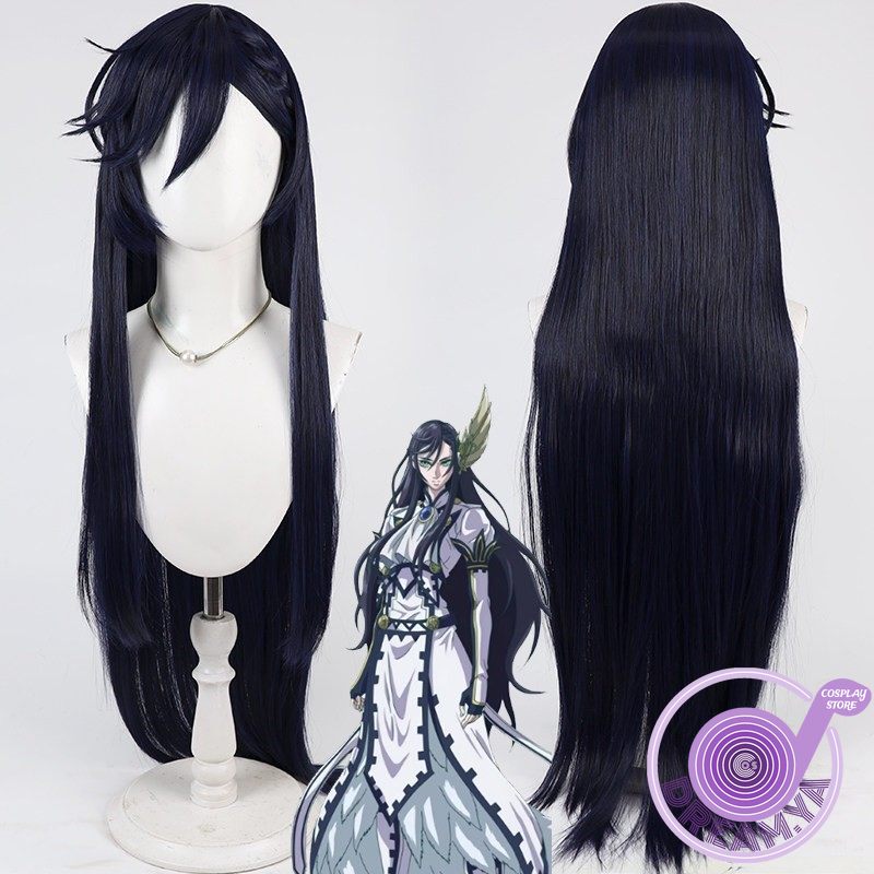 브룬힐데 코스프레 가발 레코드 오브 라그나로크 네이비  - Anime Cosplay Blue Hair 리뷰 및 가격