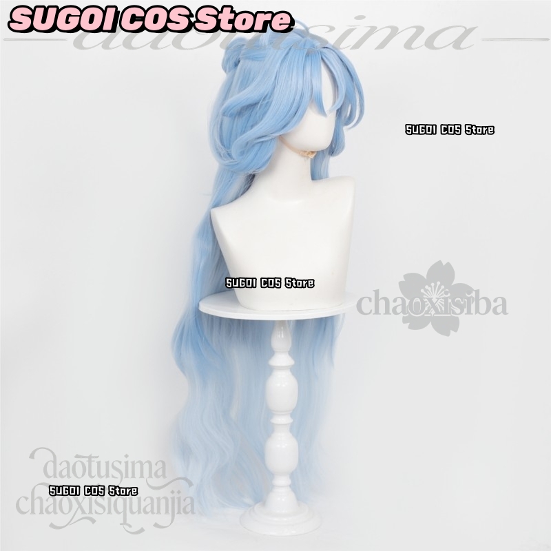 C921 애니메이션 게임 ‘우더링 웨이브’ 코스프레용  - Anime Cosplay Blue Hair 리뷰 및 가격