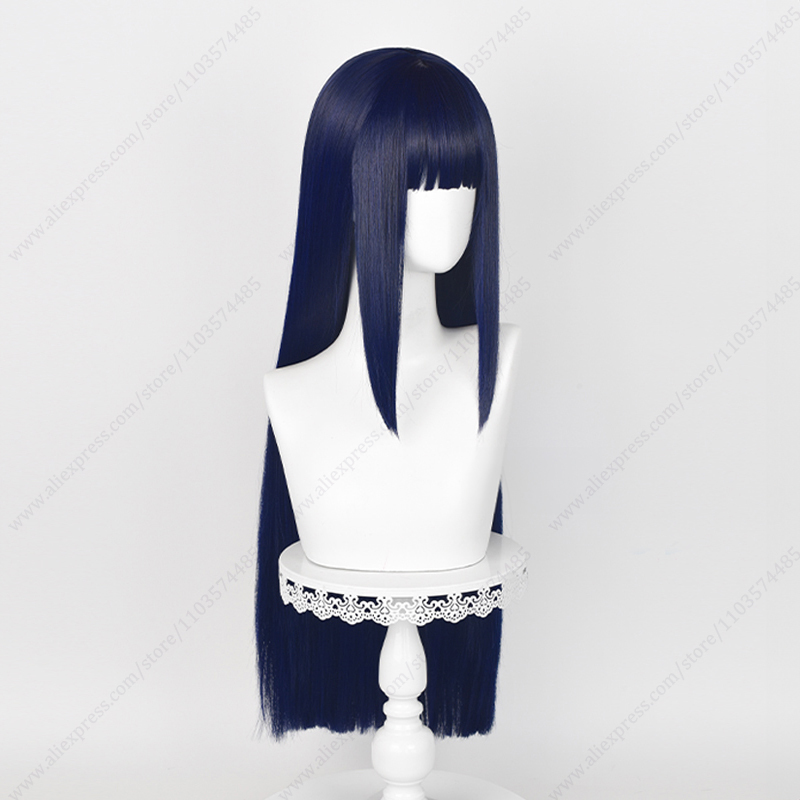 히나타 히유가 코스프레 가발 블루 블랙 여성용 헤어 애 - Anime Cosplay Blue Hair 리뷰 및 가격